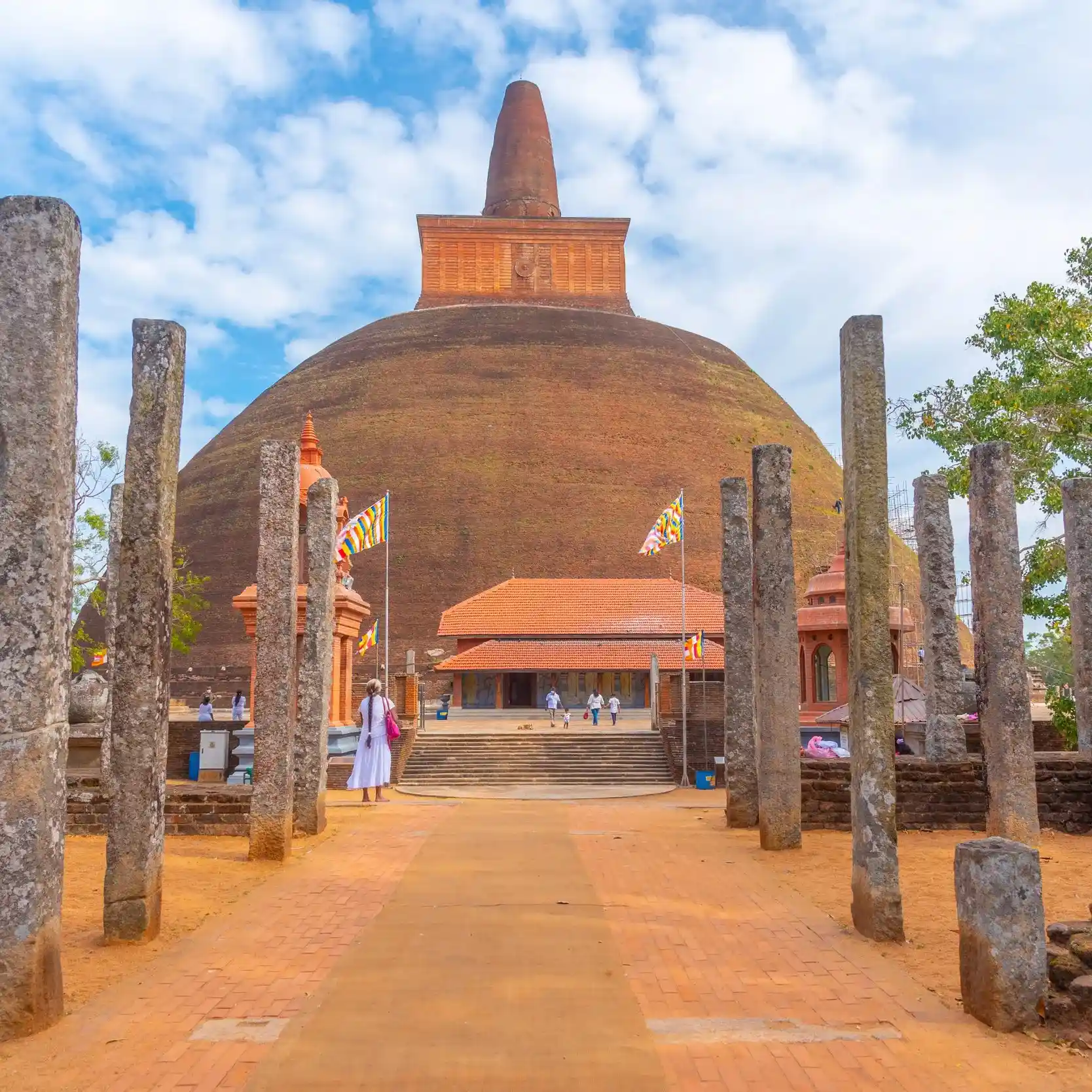 Abhayagiri Stupa at Ancient Capital of Anuradhapura